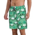 thumbnail image 2 of Pofeuu Sheep Zzz Prin Men's Swim Trunks Quick Dry Bathing Suit Swimming Board Shorts Mesh Lining Beach Swimwear-X-Large, 2 of 6