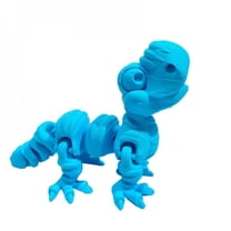 MDR Trading Inc. SC-105.75.760 3D Printed Happy Blue Dinosaur Figurine