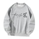 thumbnail image 4 of Sudadera de cuello redondo para mujer, ropa de moda de gran tamaño para mujer, tops casuales, jersey L, 4 of 9
