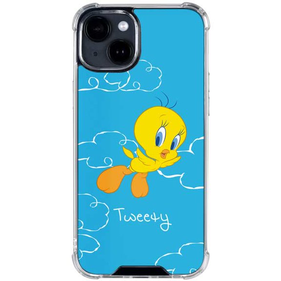Skinit Looney Tunes Tweety Bird Flying iPhone 14 Plus Clear Case