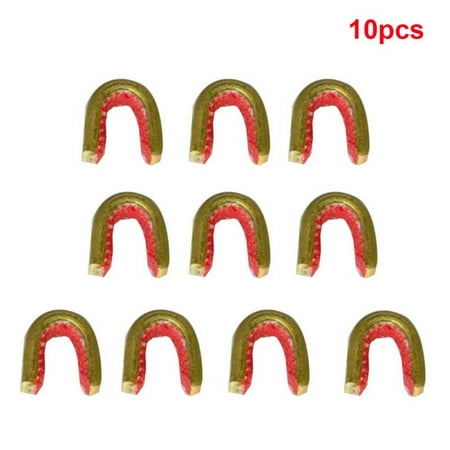 Archery String Nocking Points Brass Nock Buckle Clips Bow String Protect Archery Accessories For String Bows Compound Bows Recurve (Best Fletching For Recurve)