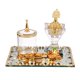 thumbnail image 1 of Juego de quemadores de incienso árabe, adorno de mesa con tarro de almacenamiento de incienso, bandeja de tocador, pinzas, soporte de incienso para, 1 of 9