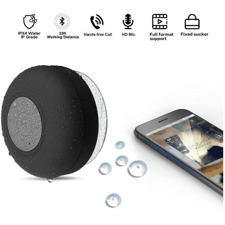 Aconic LED Light-up Bluetooth® Shower Speaker