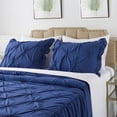 thumbnail image 6 of JML Full Ruffle Skirt Bedspread Set 4 Piece, Pintuck Coverlet with Shams and Area Rugs, 6 of 7