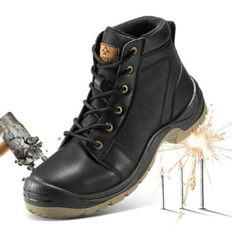 62M26 - Rhino 6 inch Moc Toe Leather Work Boot - Walmart.com