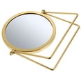 thumbnail image 2 of KAKOWELY Dressing Table Rotating Mirror Metal Makeup Mirror Desktop Cosmetic Mirror,8.46"X7.09"X2.17", 2 of 5