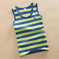 thumbnail image 2 of TAIAOJING Toddler Boys Summer Tank Tops Rainbow Striped Sleeveless Shirt Comfortable Stretchy Casual Wear For Kids Age 3-14 Holiday 4-5Y, 2 of 3