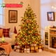 thumbnail image 2 of Árbol de Navidad artificial Costway 180 cm 590 puntas de ramas 240 luces LED color blanco cálido, 2 of 4