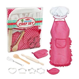 Juguetes para ninas de 3 a 8 anos juego de cocina para ninos pequenos delantal para ninas de 3 a 8 anos accesorios de cocina para ninos juego de chef para ninos