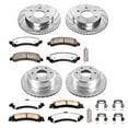 thumbnail image 3 of PowerStop Front and Rear Z36 Truck & Tow Carbon-Fiber Ceramic Brake Pad and Drilled and Slotted Rotor Kit Fits: CADILLAC CHEVROLET GMC Select Models K2016-36, 3 of 9