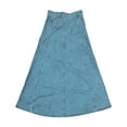 thumbnail image 4 of HXWCHs A Line Denim Midi Skirt for Women Retro Front Button Detail Flared Hem Casual Stylish Outfit Blue XXL, 4 of 5
