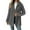 Gray, variant on Zorckvet Womens Plus Size Winter Coats, Womens Fleece Coats, Winter Double Sided Fleece Long Sleeve Hooded Warm Jacket for All
