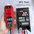 thumbnail image 3 of Digital Multimeter Professional Voltage Current Resistance Frequency Capacitance Diode Temperature Capacitance Measurement Test Meter Temp Detector Multitester Digital Backlight Display Test, 3 of 5