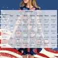 thumbnail image 3 of Odeerbi Niñas Día de La Independencia A-Línea Vestido Acampanado Verano Patriótico Estrella Raya Cuello Redondo Vestido Casual Con Bolsillos, 3 of 6