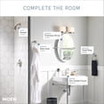 thumbnail image 6 of Moen Sarona Spot Resist Brushed Nickel One-Handle Single Hole Rustic Farmhouse Bathroom Sink Faucet with Optional Deckplate, 84144SRN, 6 of 6