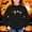Black, variant on WQNVRNR Girl Halloween Sweatshirt Casual Crew Neck Pullover Pumpkin Ghost Graphic Long Sleeve Tops Shirt Orange 10-11 Years