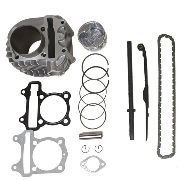 170cc GY6 61mm Big Bore Cylinder Head Piston Gasket Rebuild Kit GY6 200cc 57mm Stud Spacing
