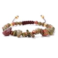 thumbnail image 1 of Nvzi Pulsera de piedra triturada tejida, pulsera elástica apilable con cuentas para mujer, joyería con dijes coloridos para playa de verano, estilo D, 1 of 4