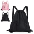 thumbnail image 4 of SharkTRUE Lightweight Waterproof Nylon Backpack: Drawstring Closure, Ideal for Students, Travelers, 4 of 8