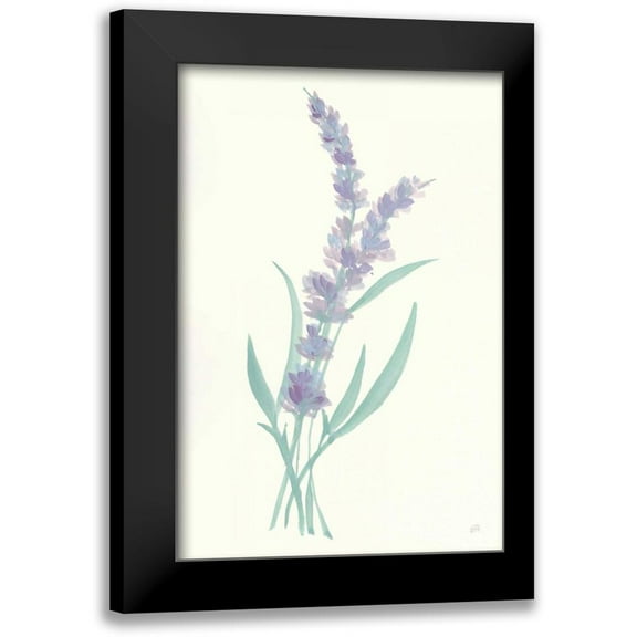 Paschke, Chris 11x14 Black Modern Framed Museum Art Print Titled - Lavender II