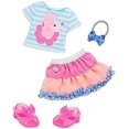thumbnail image 1 of Fashion Outfit con purpurina para niñas, con forma de caniche, para muñecas de 14 pulgadas, 1 of 8