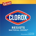 Glad Small Drawstring Trash Bags With Clorox, 4 Gallon, Lemon Fresh Bleach Scent, 34 Count