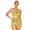 Gold, variant on iiniim Womens Sequins Jazz Leotard Fringed Bodysuit Tassel Latin Performance Dancewear Gold XXL