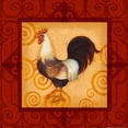 thumbnail image 2 of Eisner, Viv 20x20 White Modern Wood Framed Museum Art Print Titled - Rooster 2, 2 of 4