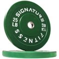 thumbnail image 2 of Discos de peso Fitvids par de 25 lb con cubo de acero olímpicos, 2 of 7
