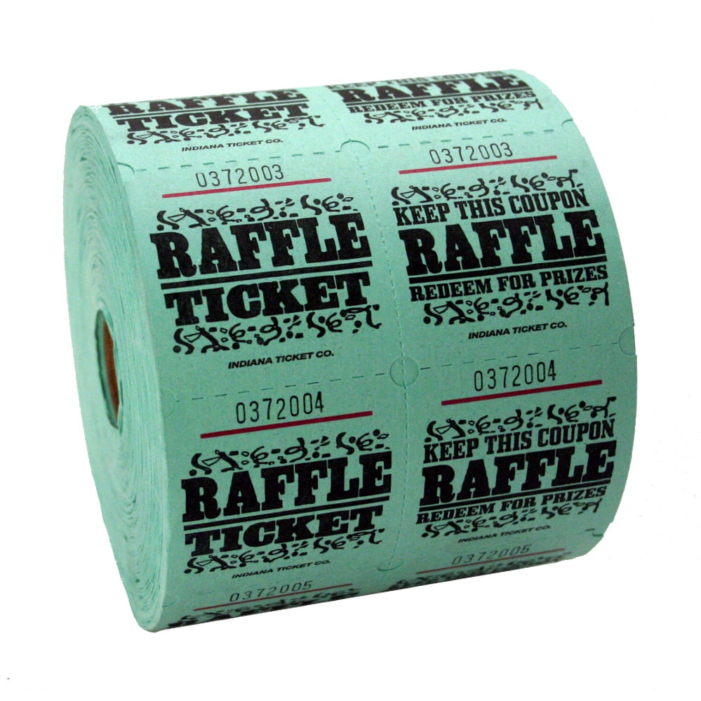 Green Raffle Tickets