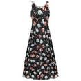 thumbnail image 1 of Plus size 3x Petite Womens Dress Night Bloom Print Sleeveless Princess Cut, 1 of 4