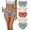 5A Pack-Green/White/Red, variant on ANLIQI Womens Underwear Lace Trim Hipster Panties 5 Pack Bamboo Viscose Cotton Bikini Briefs Softness Moisture Wicking Breathable Cool Undies(5A,L)