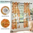 thumbnail image 3 of Yayeee Window Curtains Light Filtering 63"x42" Grommet Panel Pair Home Living Room Decor, Sunny Floral, 3 of 7