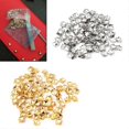 thumbnail image 2 of 100 remaches cuadrados de metal para zapatos, cinturones, ropa, decoración DIY, 2 of 4