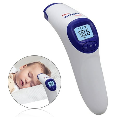 JUMPER Baby Thermometer Clinical Tested Digital Infrared Forehead Thermometer Accurate Digital Thermometer with Fever Alarm Function for Kids Toddler Children Adults CE and FDA (Best Forehead Thermometer For Toddlers)