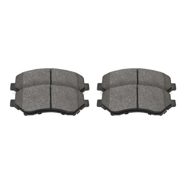 AutoShack Front Ceramic Brake Pad Kit Driver and Passenger Side Replacement for Dodge Grand Caravan Journey Nitro Chrysler Town & Country VW Routan Ram C/V Jeep Liberty Wrangler JK 2007-2017 Wrangler
