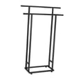 thumbnail image 2 of Toallero independiente, soporte minimalista de metal de 2 niveles para secar toallas de mano, ideal para piscina, hogar, dormitorio, lavandería., 2 of 9