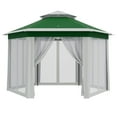 thumbnail image 6 of Kojooin 13x13 Pop Up Gazebo with Mosquito Netting & UPF 50+ Waterproof Canopy Tent - Instant Setup Outdoor Shelter for Backyard, Patio, Deck - Durable Steel Frame with 4 Sandbags & Wheeled Bag, 6 of 7