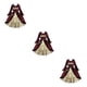 thumbnail image 4 of Jumpingount Vestido Cosplay Lolita - Materiales para un ajuste cómodo Disfraz de Cosplay de fibra auténtica Vestido medieval Vestido gótico Vino Type1 NO1, 4 of 6