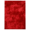 thumbnail image 4 of Rugsotic Carpets Hand Tufted Shag Polyester Eco-Friendly Area Rugs - 6'x9', Rectangle, Red, Plain Solid Design, High Pile Handmade Anti Skid Rugs for Living Room, Bed Room K00102, 4 of 5