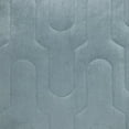 thumbnail image 3 of Geometric Lush Quilted Metallic Gray Throw Pillow, 3 of 4