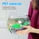 thumbnail image 4 of Pecera de plástico transparente para acuario pequeño, ideal para peces betta y goldfish., 4 of 7