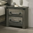 thumbnail image 4 of Simple And Beautiful 6pc Bedroom Set Eastern King Size Bed Dresser Mirror Nightstands Chest Unique HB FB Design, 4 of 10