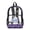 Purple Jumping Spider, variant on FKELYI Hippie Flower Cow Print Clear Backpacks for Kids School Bookbag 17 Inch Transprent Backpack Boys Girls Large Capacity Casual Daypack Travel Bags for Teens