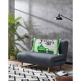 thumbnail image 2 of St. Patrick's Day California King Pillow Case - Microfiber Bed Throw Pillow Covers, Spring Lucky Grass Truck Striped Wood Decorative Lumbar Pillow Cover with Envelope Closure for Sofa/Travel 20"x40", 2 of 6
