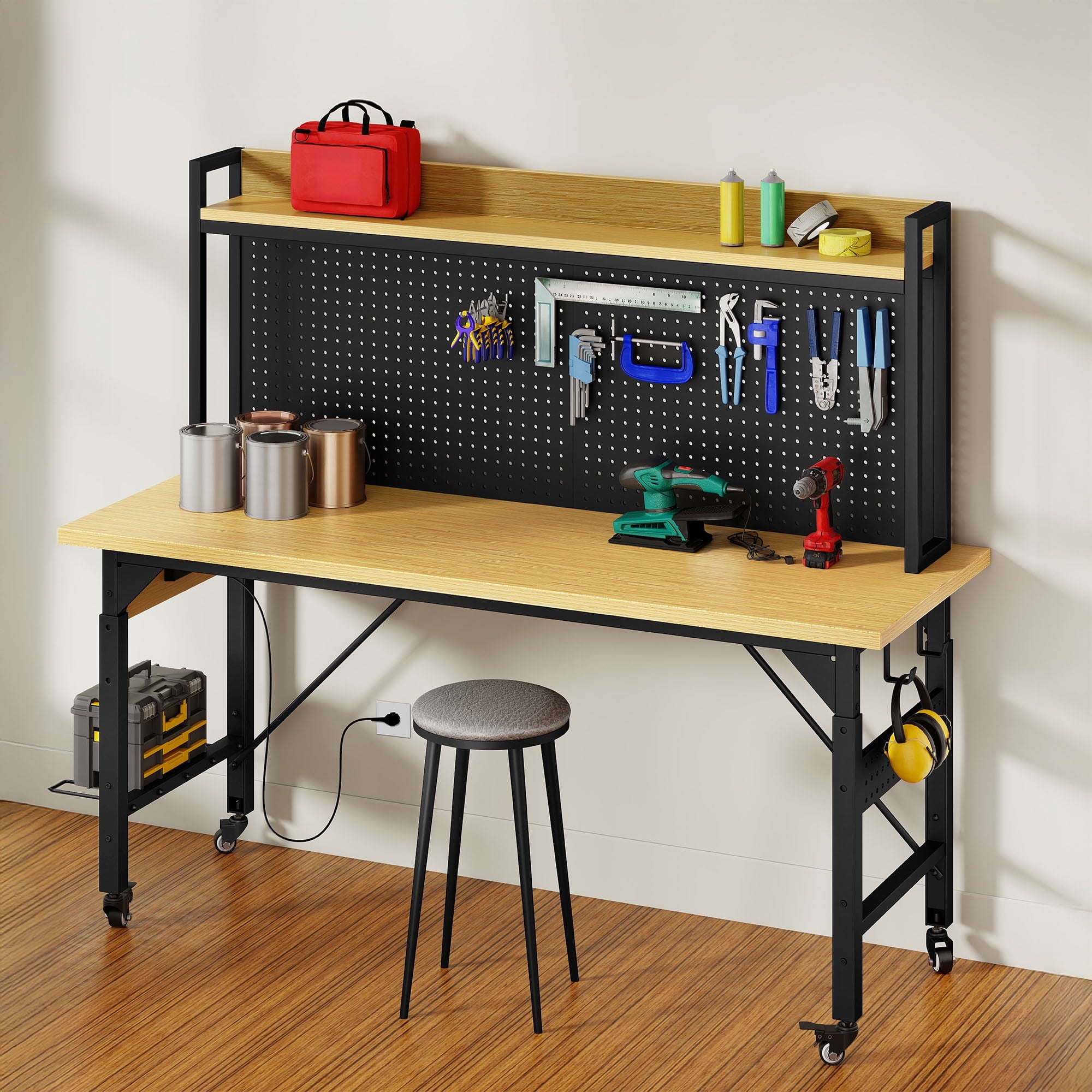DEWALT Express Folding Workbench - Metal, Collapsible with 1000