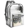 thumbnail image 1 of AMERTEER Sac à Dos Transparent en PVC Robuste Sac à Main Imperméable pour École, 1 of 8