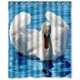 thumbnail image 1 of ABPHQTO Free Swan Cortina de Ducha Cortina de Ducha Impermeable 150x180 cm, 1 of 2