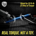 thumbnail image 5 of Pro - Offset Extension Wrench Set, 15-Inch Impact Ready Tight Reach Wrench with Chain Drive Technology, 1/4", 3/8" & 1/2" Square Drive Adapters, High Torque Mechanics Tool for Tight Spaces (1pc), 5 of 7