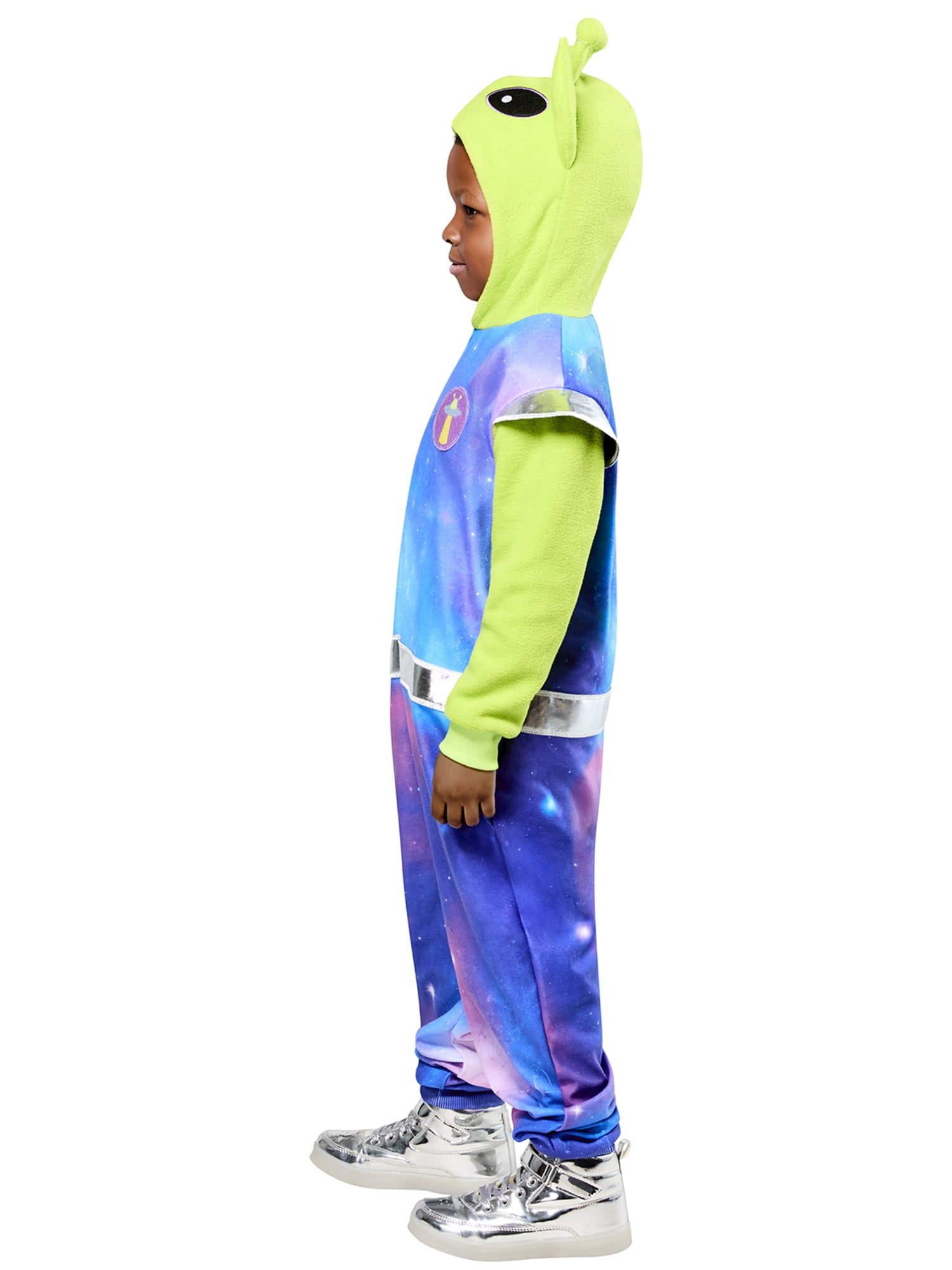 Rubies Cosmic Alien Comfy Wear Zipsters Costume for Kids, Unisex